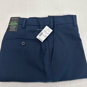 Jos. A. Bank Dark Blue Flat Front pants 34/29